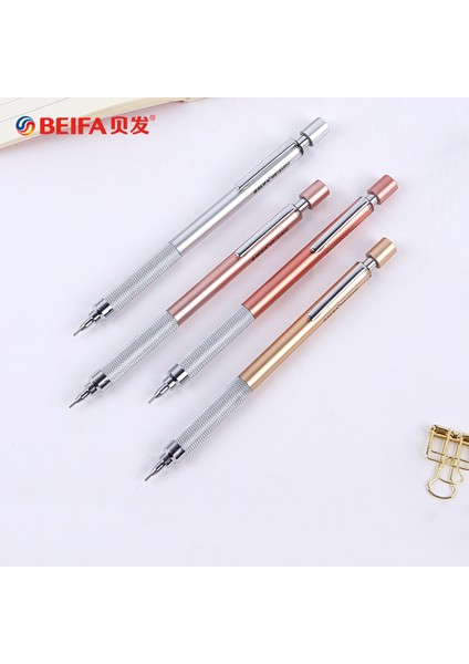 1kırmızı 1 Kurşun 0.5 mm Beifa Metal Mekanik Kurşun Kalem Japon 0.5/0.7 mm Hb Kalem Kurşun Lapices Çizim Için Düşük Yerçekimi Merkezi Okul Sanatı Için Yazma (Yurt Dışından) modelleri