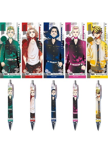L 0.5mm Kalem Tokyo Revengers Sano Manjirou Tachibana Hinata Kawata Souta Tükenmez Kalemler Mavi Dolum Tükenmez Kalem Ofis Okul Yazma Kırtasiye (Yurt Dışından) modelleri