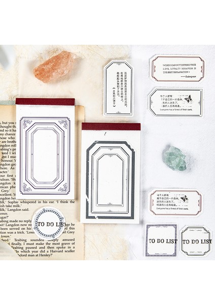 B Yoofun 30 Sayfa/kitap Retro Malzeme Kağıt Not Serisi Biletler Not Kağıdı Notlar Not Defteri Günlük Kırtasiye Pullar Scrapbooking (Yurt Dışından)