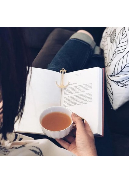 Gül Altın Metal Çapa Imi Yaratıcı Sayfa Tutucu Klip Öğrenciler Için Kitap Okuma Mezuniyet Hediyeleri Okul Kırtasiye Ofis Malzemeleri (Yurt Dışından) modelleri