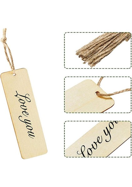 10 Adet Boş Dikdörtgen Ahşap Etiketler Bitmemiş Doğa Ahşap Dilim Dıy El Sanatları Kitap Ayracı Konfeksiyon Giyim Etiketi Hediye Keseleri Asılı Etiket Dekor (Yurt Dışından) fiyatları