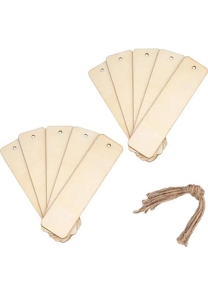 10 Adet Boş Dikdörtgen Ahşap Etiketler Bitmemiş Doğa Ahşap Dilim Dıy El Sanatları Kitap Ayracı Konfeksiyon Giyim Etiketi Hediye Keseleri Asılı Etiket Dekor (Yurt Dışından) modelleri