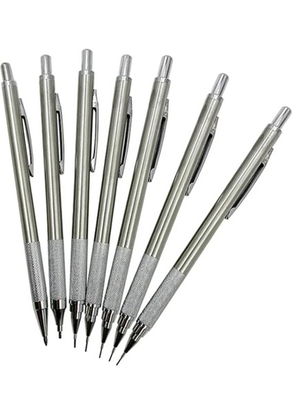 2.0 0.3/0.5/0.7/0.9/1.3/2.0/3.0mm Mekanik Kurşun Kalemler Metal Boyama Otomatik Kalem D5QC (Yurt Dışından)