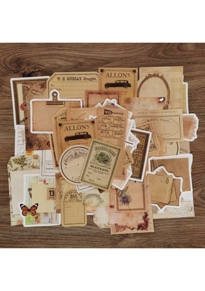 Stil 6 100 Adet Vintage Ingilizce Etiketler Antika Notlar Koleksiyonu Malzeme Kağıt Dekoratif Scrapbooking Günlüğü Albümü Etikel Dergisi Planlayıcısı (Yurt Dışından) modelleri