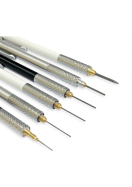 0.7mm Gümüş Yeni Tam Metal Mekanik Kurşun Kalem 0.3 0.5 0.7 0.9 1.3 2.0mm Siyah Gümüş 2b Sanat Boyama Eskiz Kalemler Ofis Okul Malzemeleri (Yurt Dışından) fırsatları