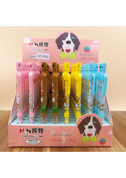 B 4 Adet 4 Karikatür Köpek 2.0 mm Otomatik Kalem + Dolum Mekanik Kurşun Kalem Desen Kalın Kurşun Kalem Okul Malzemeleri Ofis Kırtasiye (Yurt Dışından) fiyatları