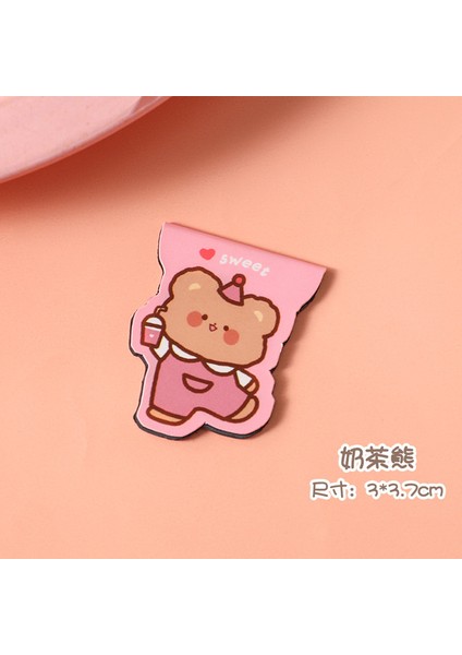 F 1 Adet Sevimli Karikatür Ayı Manyetik Kitap Ayracı Kağıt Klip Kawaii Tavşan Öğrenci Kırtasiye Kitaplar Marker Sayfa Okul Ofis Arzı (Yurt Dışından)