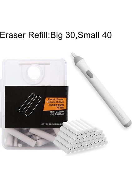 Gösterildiği Gibi 2.3mm 5mm Elektrikli Silgi Dolum Silgi Yedek Silgiler Eskiz Silgileri EM88 (Yurt Dışından)