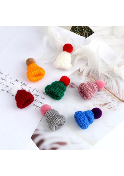 Beyaz-Pembe Kadın Broş Pin Sevimli Mini Şapka Rozeti Noel Yeni Yıl Hediye Kazak Ceketler Dıy Şapkalar Çocuklar Kış Aksesuarları Sırt Çantası Dekor (Yurt Dışından) fiyatları