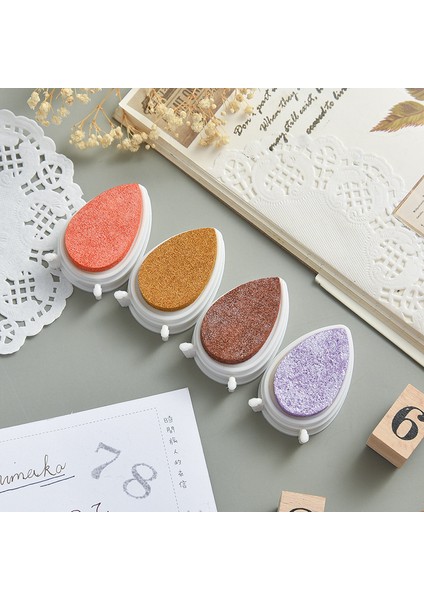 R 20 Gökkuşağı Renkleri Diy Craft Scrapbooking Mürekkep Pedi Pullar (Yurt Dışından)
