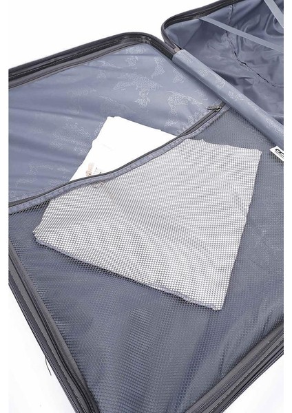 ÇÇS 5224 Antrasit Polipropilen Valiz Seti - LİER modelleri