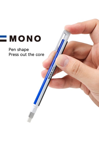 1xstripe Kare Kafa 1 Adet Tombow Mono Sıfır Silgi Kalem Şekli Kauçuk Pres Tipi Yuvarlak Kare Doldurulabilir Çizim Kırtasiye Doğru Düzeltme Detayları (Yurt Dışından) modelleri