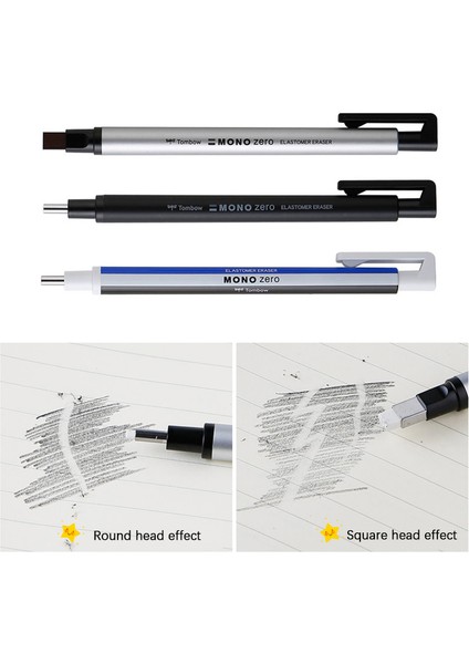 1xstripe Kare Kafa 1 Adet Tombow Mono Sıfır Silgi Kalem Şekli Kauçuk Pres Tipi Yuvarlak Kare Doldurulabilir Çizim Kırtasiye Doğru Düzeltme Detayları (Yurt Dışından) fırsatları