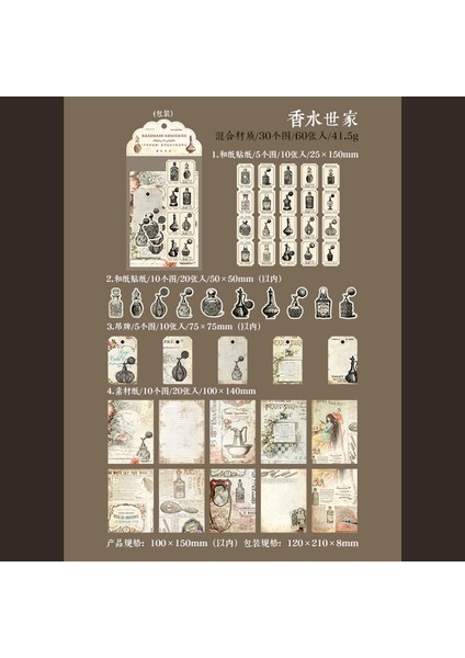 B Yoofun 60 Adet/grup Vintage Moda Giyinmiş Bayanlar Antika Koleksiyonları Retro Elbise Malzeme Kağıtları Dergisi Scrapbooking Planlayıcısı (Yurt Dışından)