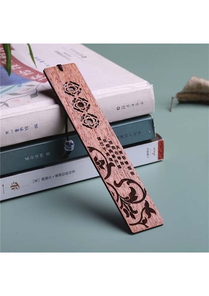 Stil 7 Retro Çin Tarzı Sandal Ağacı Imi Nefis Oyma Maun Kitap Ayracı Öğrenciler Ofis Yaratıcı Okuma Aksesuarları Kaynağı (Yurt Dışından)