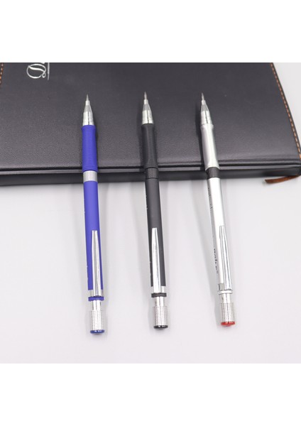 2 Kalem Siyah Set B 2.0 Mekanik Kurşun Kalemler Kaymaz Boya Yazma Siyah Renk 2mm Mine 2b Sanat Kalemi Değiştirilebilir Dolum Öğrenci Okulu (Yurt Dışından) modelleri