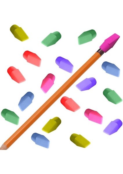 50 Adet Kalem Üst Silgi Kama Şeklinde Kurşun Kalem Silgisi Kapaklar 50 ADET/100 ADET/200 Adet Okul Silgi Çizim Eskiz Boyama Renk (Yurt Dışından) fiyatları