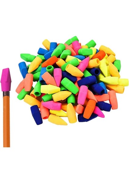 50 Adet Kalem Üst Silgi Kama Şeklinde Kurşun Kalem Silgisi Kapaklar 50 ADET/100 ADET/200 Adet Okul Silgi Çizim Eskiz Boyama Renk (Yurt Dışından) indirimleri