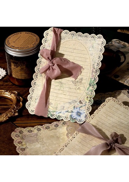Stil 4 Vintage Içi Boş Dantel Çerçeve Kenar Kağıt Dekor Yazılabilir Kağıt Malzemesi Kağıt Estetik Dekorasyon Scrapbooking Önemsiz Günlük Kaydı (Yurt Dışından) fırsatları