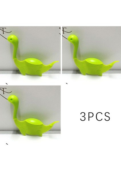 3 Adet Yeşil 3 Adet/grup Yaratıcı 3D Su Canavarı Imi Öğrenci Yenilik Dinozor Hayvanlar Kitap Ayraçları Kawaii Okuma Kitabı Klasör Sayfa Malzemeleri (Yurt Dışından)