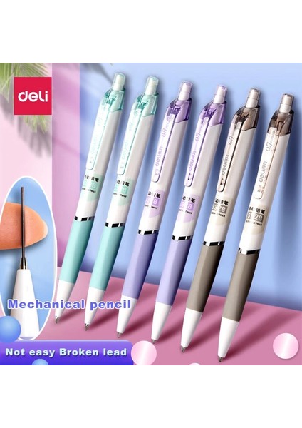 S327 Deli Mekanik Kurşun Kalem 0.5mm/0.7mm Kurşun Dolum Öğrenci Yazma Kırtasiye Çocuklar Için Okul Malzemeleri Silgili Otomatik Kalem (Yurt Dışından) fiyatları