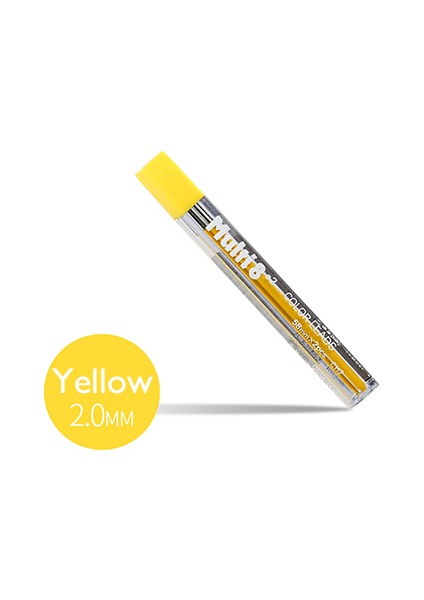 Sarı Lifemaster Pentel Multi 8 Kurşun Yedek Mekanik Kurşun Kalem Yedekleri 2.0 mm Renkli Kurşun Kalem Kurşun Grafit Scrapbooking Tasarım Kırtasiye (Yurt Dışından)