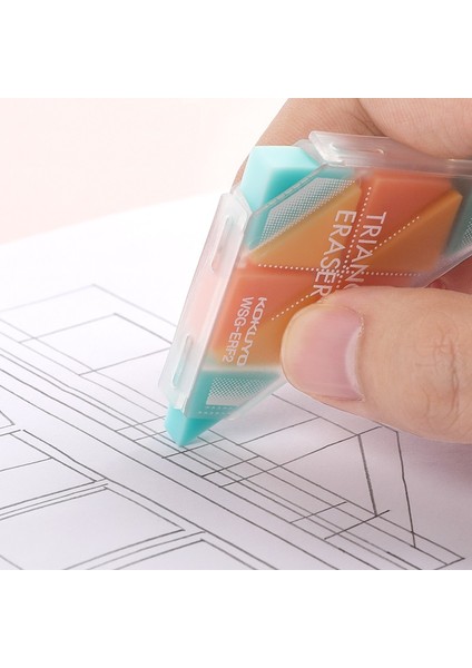 Pembe Kokuyo Üçgen Silgi Çok Pastel Kurabiye Renk Silgi Kalem Güzel Sanatlar Çizim Kroki Japon Kırtasiye Okul A6879 (Yurt Dışından) fırsatları