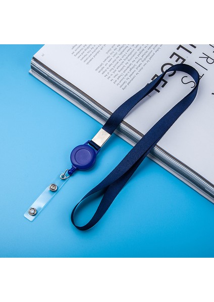 Lacivert Ipi Anahtar Zinciri Boyun Askıları Rozet Tutucu Öğrenci Otobüs Kartı Rozeti Tutucu Kredi Kartları Banka Kimlik Kartı Okul Malzemeleri (Yurt Dışından)