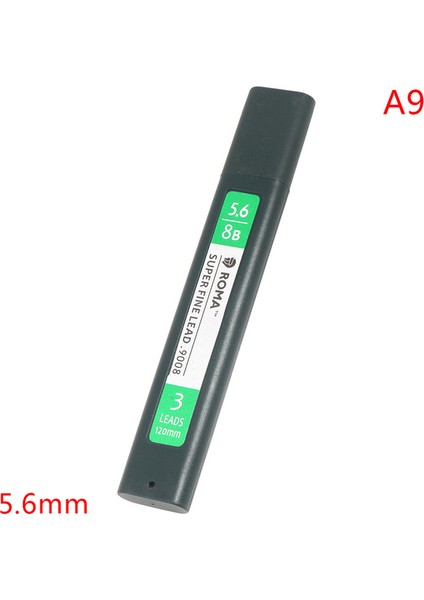 A9 5.6mm Mekanik Otomatik Kalemler Kömür Grafit Kalem Kurşun 4b 6b 8b Okul Ofis Yazma Uygulaması (Yurt Dışından)