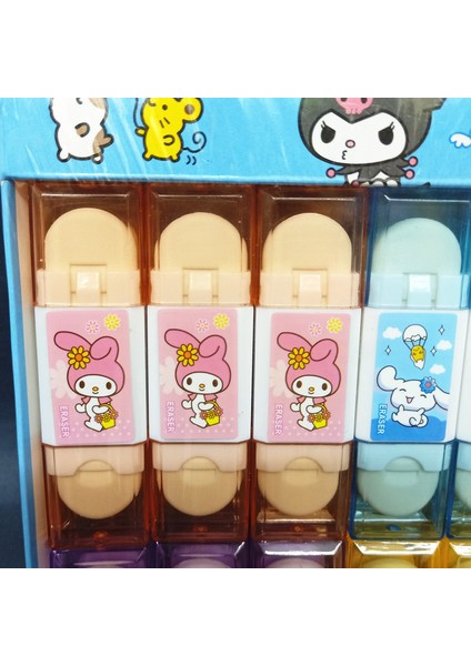 12 Adet 48 Adet Sanrio Silgi Kawaii Mymelody Kuromi Cinnamoroll Yaratıcı Karikatür Öğrenci Figürü Silgi Çocuk Okul Malzemeleri (Yurt Dışından) fırsatları