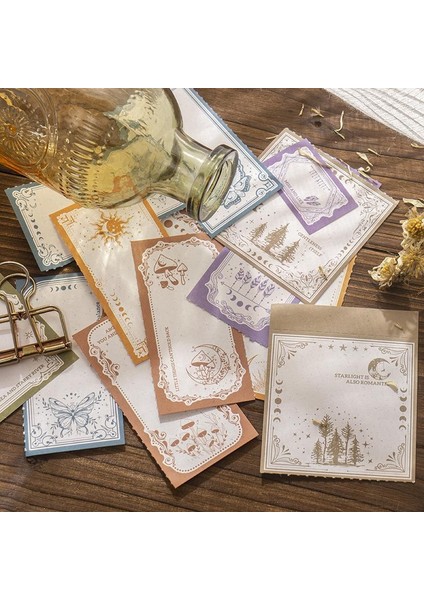D Journamm 30 Adet/paket Yaratıcı Not Özel Kağıt Kırtasiye Malzemeleri Dıy Scrapbooking Kolaj Önemsiz Dergisi Zanaat Notları Kağıt (Yurt Dışından) indirimleri