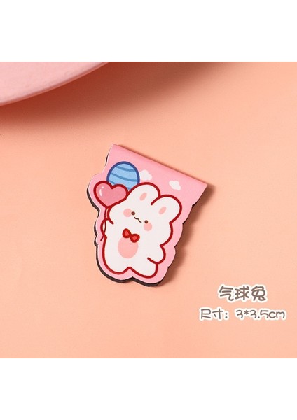 H 1 Adet Sevimli Karikatür Ayı Manyetik Kitap Ayracı Kağıt Klip Kawaii Tavşan Öğrenci Kırtasiye Kitaplar Marker Sayfa Okul Ofis Arzı (Yurt Dışından)