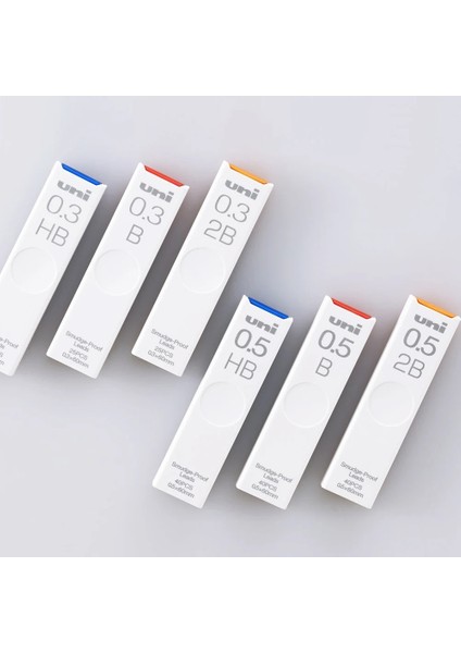 0.5mm 3b Japonya Unı Ul-S Otomatik Kalem Kurşun Çekirdek Leke Tutmaz Kalın Siyah Çiçeklenmez Kirlenme Önleyici Dolum Otomatik Kurşun Çekirdek 0.5/0.3. (Yurt Dışından)