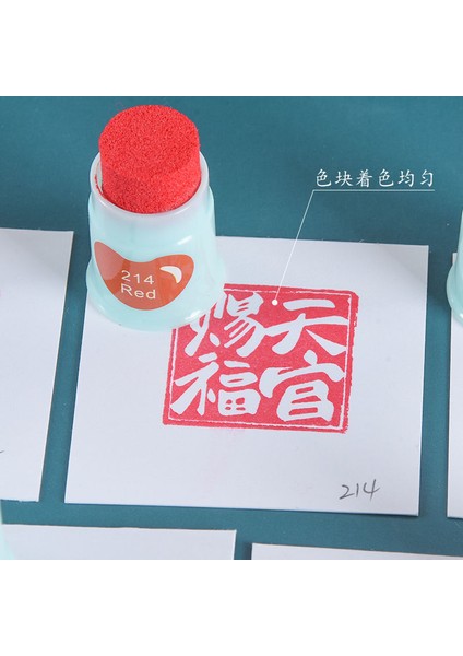 E Çin Tarzı Zarif Baskı Platformu Bakla Baskı Masası Kauçuk Bölüm El Hesabı Sıkıntı Mürekkebi Stempelkissen (Yurt Dışından) fırsatları