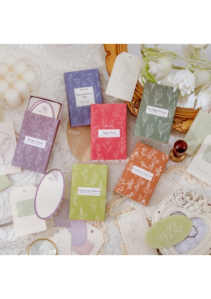 B Dimi 30 Sayfalık/kibrit Kutusu Tüm Orman Serisi Bloknot Fern Basit Mesaj Not Kolaj Toppan Zanaat Scrapbooking Okul Kaynağı (Yurt Dışından)