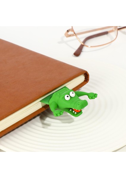 Stil 5 Kırtasiye Pvc Timsah Köpekbalığı Sayfa Ayracı Kitap Klibi Kitap Desteği 3D Yer Ayırıcı Okul Malzemeleri (Yurt Dışından) indirimleri