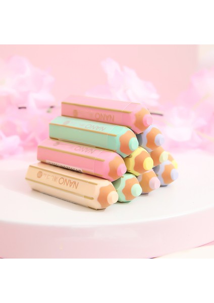 A-1 Adet Rastgele Kawaii Kalem Şekli Kauçuk Silgi Kore Kırtasiye Macaron Renk Sevimli Kalem Silgi Çocuklar Yazma Araçları Okul Ofis Malzemeleri (Yurt Dışından) fiyatları
