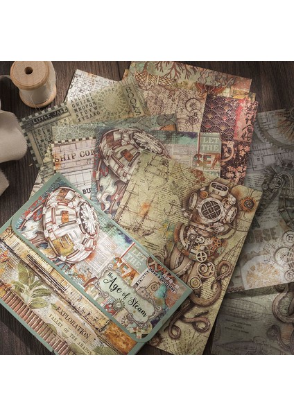 F Journamm 20 Adet/paket Vintage Malzemeler Dekor Kağıt Dıy Scrapbooking Sanat Kolaj Önemsiz Dergisi Arka Plan Dekoratif Turnusol Kağıdı (Yurt Dışından) fiyatları