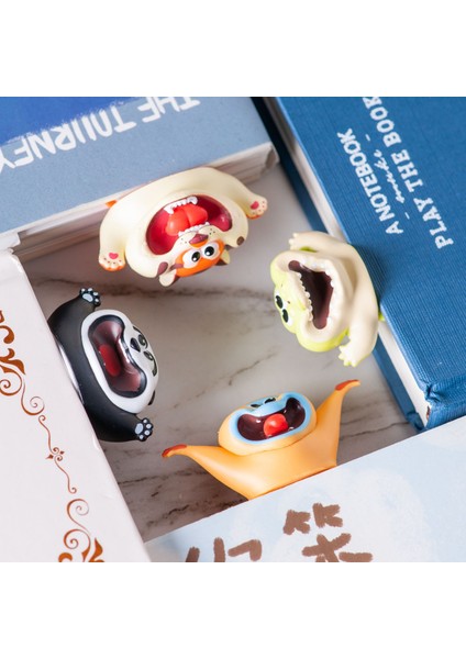 Maymun 3D Stereo Karikatür Hayvan Imleri Orijinal Sevimli Kedi Pvc Malzeme Komik Öğrenci Okul Kırtasiye Çocuklar Için Hediye Kitap Ayracı (Yurt Dışından)