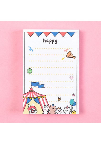 Stil 2 100 Sayfa Sevimli Karikatür Tavşan Bloknot Yapışkan Not Çıkartmalar Çıkartması Scrapbooking Dıy Kawaii Not Defteri Kırtasiye Okul Malzemeleri (Yurt Dışından)