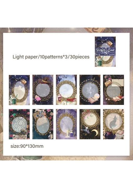 E Journamm 30 Adet/paket Estetik Dantel Malzemeler Bloknot Dıy Scrapbooking Sanat Kolaj Önemsiz Dergisi Çiçekler Dekor Günlüğü Notlar Kağıt (Yurt Dışından)