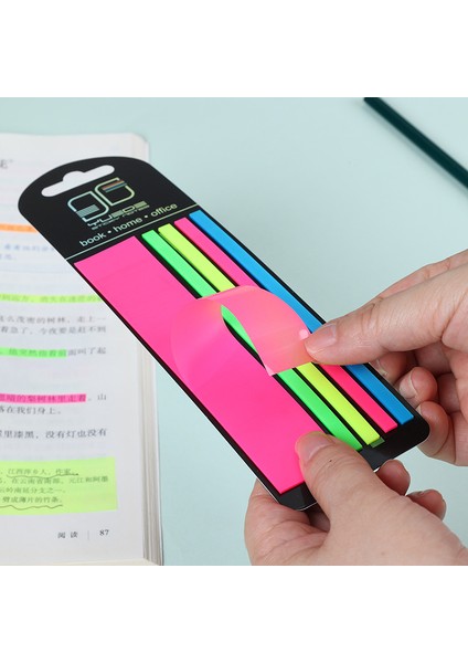 Kırmızı 1 Adet Çıkartmalar Şeffaf Floresan Endeksi Sekmeler Bayraklar Yapışkan Not Kırtasiye Çocuk Hediyeler Okul Ofis Malzemeleri (Yurt Dışından) modelleri