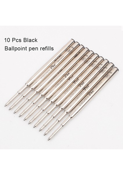 10 Siyah Tükenmez Kalem Monte Meisterstuck Koleksiyonu Siyah Reçine Tükenmez Blance MB Rollerball Kalemler Platin Kaplamalı Kakma Seri Numarası 163 Kutulu (Yurt Dışından)