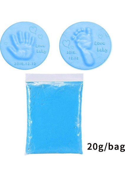 Tip 5 7x El Izi Çanta Kil Bebek Bakımı Dıy Prop Çok Renkli Işçilik Uzun Ömürlü Ev Aksesuarları Ayak Izi (Yurt Dışından) fırsatları