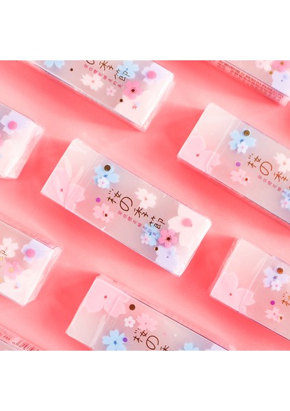 A3 Kiraz Çiçeği Şanslı Yonca Kauçuk Silgi Japon Sakura Çiçeği Silgi Kalem (Yurt Dışından) modelleri