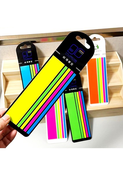 Kırmızı 1 Adet Çıkartmalar Şeffaf Floresan Endeksi Sekmeler Bayraklar Yapışkan Not Kırtasiye Çocuk Hediyeler Okul Ofis Malzemeleri (Yurt Dışından) indirimleri