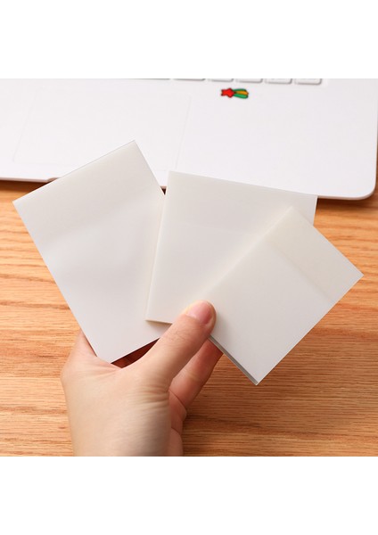 Gül (7.5x7.5cm) Yapışkan Şeffaf Notlar Bloknot 50 Sayfa Çıkartmalar Günlük Yapılacaklar Listesi Not Öğrenci Için Şeffaf Kağıt Kırtasiye Ofis Malzemeleri (Yurt Dışından)