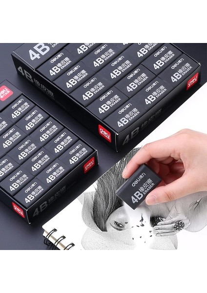 2B-7536 Deli 8 Adet Okul Silgi Kırtasiye Sanat Kroki Çizim Kalem Kauçuk Çocuklar Için Ofis Düzeltme Malzemeleri 4b 2b Silgi Yazma (Yurt Dışından) modelleri