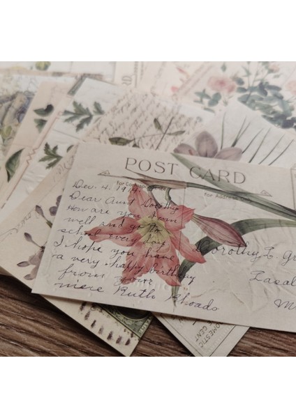 Stil 3 30 Adet Vintage Çiçekler Antetli Kağıt Kartpostal Bloknot Çıkartmalar Çıkartması Yapışkan Notlar Scrapbooking Diy Kawaii Not Defteri Günlüğü Planlayıcısı (Yurt Dışından)
