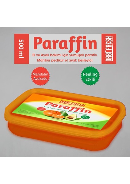 Manikür Pedikür Yumuşak Parafin 500 ml